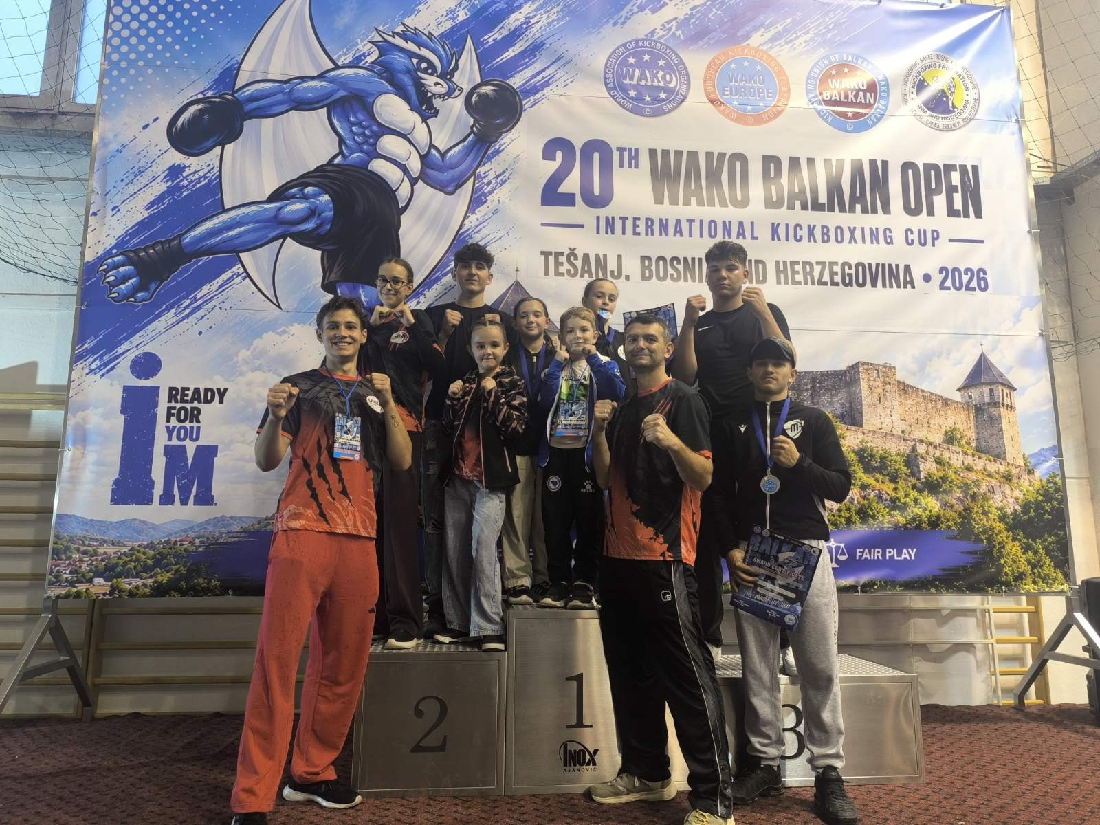 Ekipa Unije sa medaljama na Balkan Openu u Tešnju
