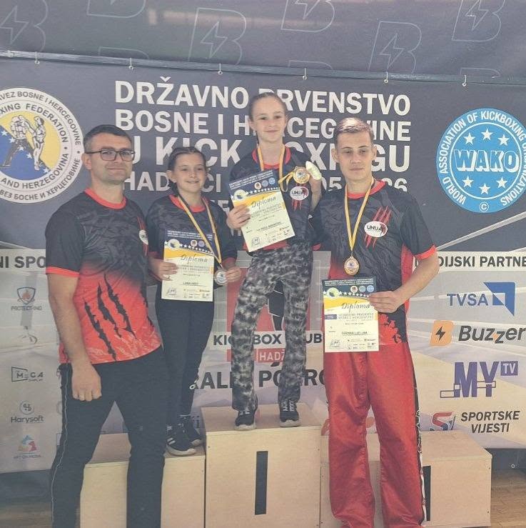 Takmičari Unije sa medaljama na državnom prvenstvu