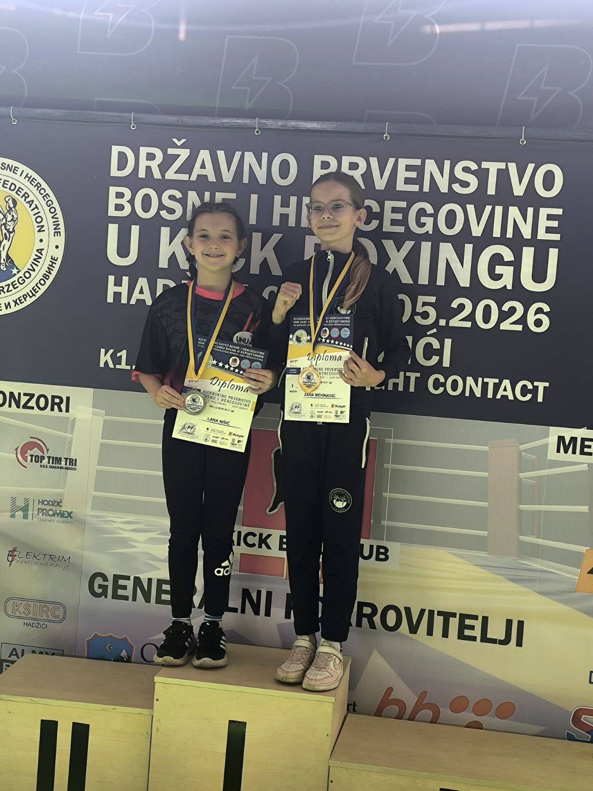 Lana Nišić sa medaljom